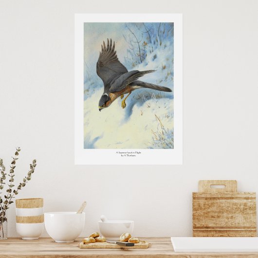 Een extra vlucht poster (Keuken)