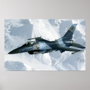 Een F-16-compressor Poster