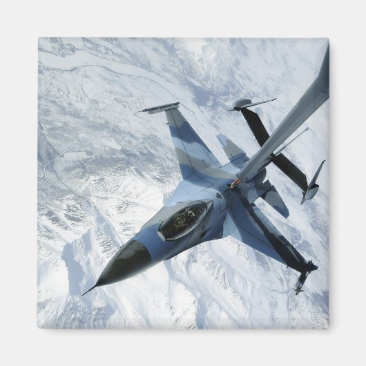 Een F-16-geluiddemper bevindt zich in de contactpo Magneet (Voorkant)