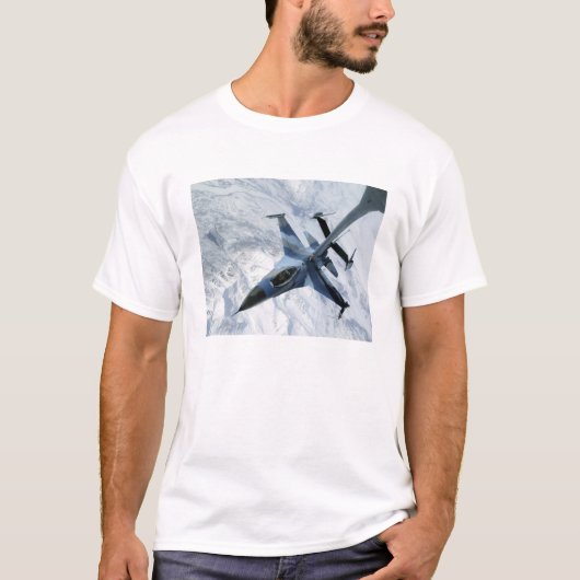 Een F-16-geluiddemper bevindt zich in de contactpo T-shirt (Voorkant)