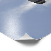 Een F-16-strijder tegen valk trekt hoge G's Foto Afdruk (Hoek)