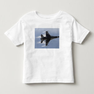 Een F-16-strijder tegen valk trekt hoge G's Kinder Shirts