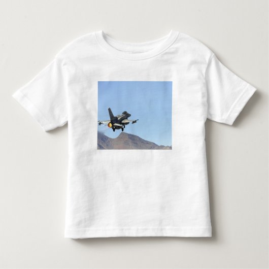 Een F-16E uit de Verenigde Arabische Emiraten Kinder Shirts (Voorkant)