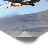 Een F-16E uit de Verenigde Arabische Emiraten Poster (Hoek)