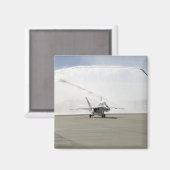 Een F-18-vliegtuig Magneet (Voorkant / Achterkant)