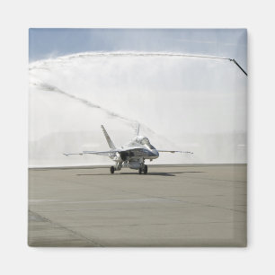 Een F-18-vliegtuig Magneet