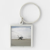 Een F-18-vliegtuig Sleutelhanger (Voorkant)