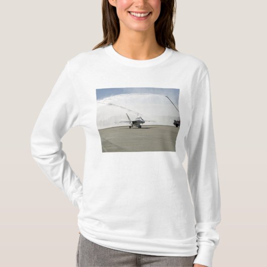 Een F-18-vliegtuig T-shirt (Voorkant)