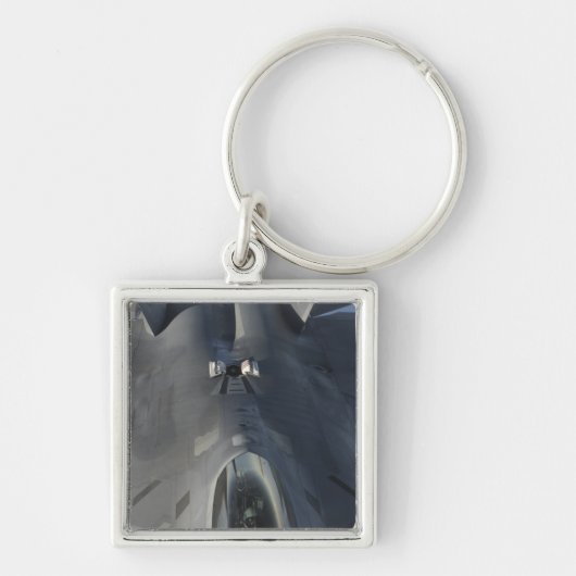 Een F-22 Raptor beweegt zich in positie om f te on Sleutelhanger (Voorkant)