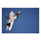 Een F-22 Raptor-vliegtuig Foto Afdruk (Voorkant)