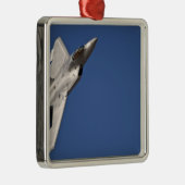 Een F-22 Raptor-vliegtuig Metalen Ornament (Rechts)