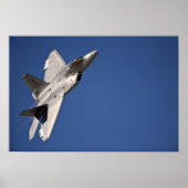 Een F-22 Raptor-vliegtuig Poster (Voorkant)