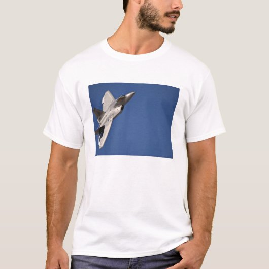 Een F-22 Raptor-vliegtuig T-shirt (Voorkant)