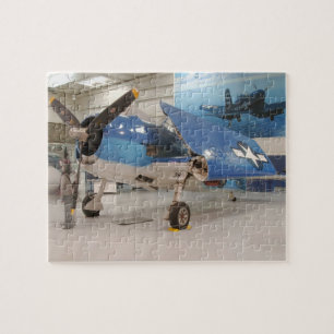 Een F-6F Hellcat jachtvliegtuig uit de Tweede Were Legpuzzel