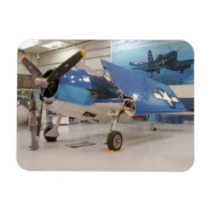 Een F-6F Hellcat jachtvliegtuig uit de Tweede Were Magneet