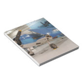 Een F-6F Hellcat-vliegtuig uit de Tweede Wereldoor Notitieblok (Schuin)