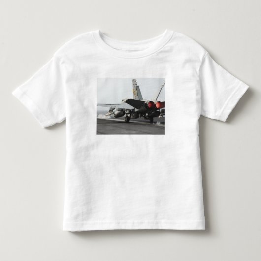Een F/A-18C-Hornet uit de cockpit 2 Kinder Shirts (Voorkant)