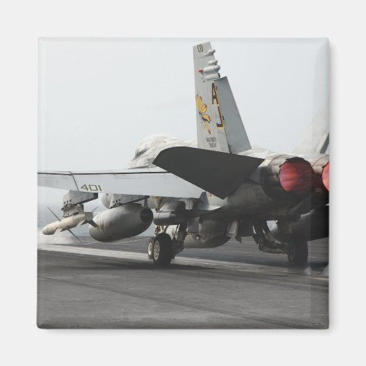 Een F/A-18C-Hornet uit de cockpit 2 Magneet (Voorkant)