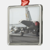 Een F/A-18C-Hornet uit de cockpit 2 Metalen Ornament (Links)