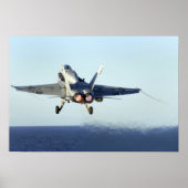 Een F/A-18C-Hornet uit de cockpit 2 Poster (Voorkant)