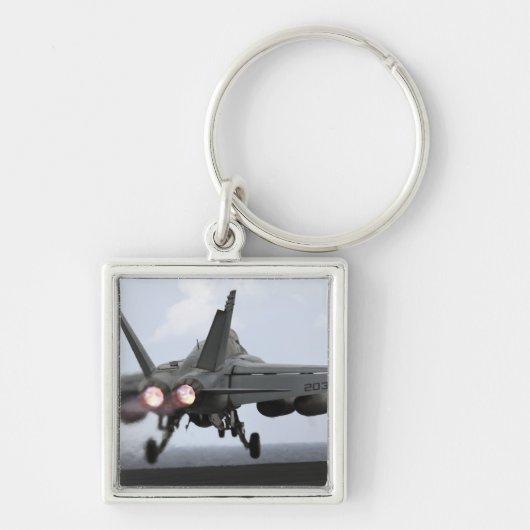 Een F/A-18E Super Hornet-draagraketten Sleutelhanger (Voorkant)