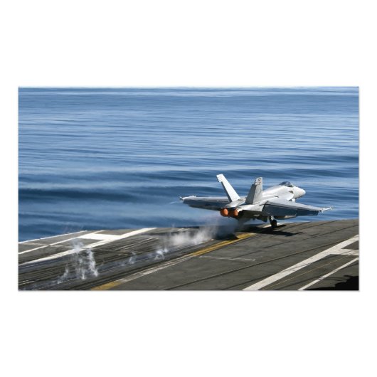 Een F/A-18E Super Hornet Foto Afdruk (Voorkant)