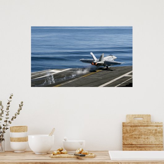 Een F/A-18E Super Hornet Poster (Keuken)
