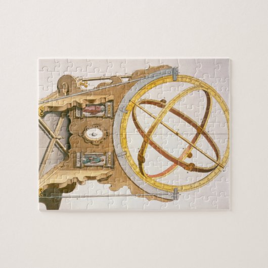 Een fabriek ontworpen door Tycho Brahe (1546-1601) Legpuzzel (Horizontaal)