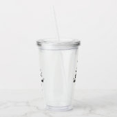 Een Fabu Lash-dag Acryl Drinkbeker (Links)