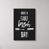 Een Fabu Lash-dag Canvas Afdruk (Voorkant)