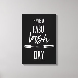 Een Fabu Lash-dag Canvas Afdruk