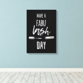 Een Fabu Lash-dag Canvas Afdruk (Insitu (Houten vloer))