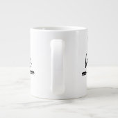 Een Fabu Lash-dag Grote Koffiekop (Achterkant)