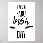 Een Fabu Lash-dag Poster (Voorkant)