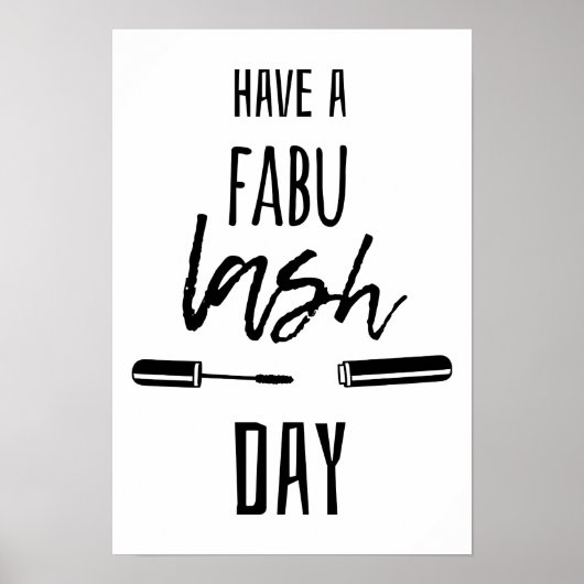 Een Fabu Lash-dag Poster (Voorkant)
