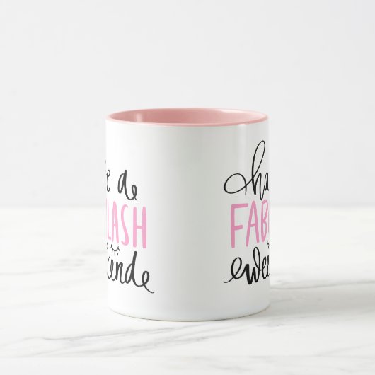 Een Fabulash Weekend Coffee Cup Mok (Midden)