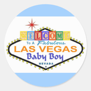 Een Fabulous Las Vegas Baby Boy Sticker