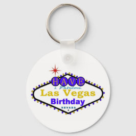 Een Fabulous Las Vegas Birthday Sleutelhanger