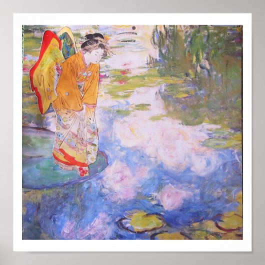 Een Faerie - collagekunst Poster (Voorkant)