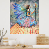 Een Faerie Queen Fantasy Art van Molly Harrison Poster (Keuken)