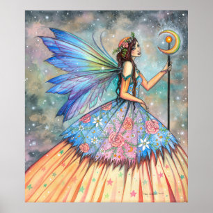 Een Faerie Queen Fantasy Art van Molly Harrison Poster