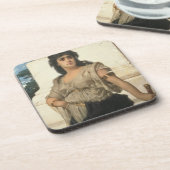 Een Fair Warrior (olie op doek) Drankjes Onderzetter (Linkerzijde)