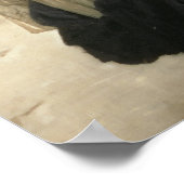 Een Fair Warrior (olie op doek) Poster (Hoek)