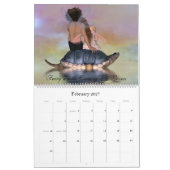 Een faire kruisende schildpad kalender (Feb 2027)