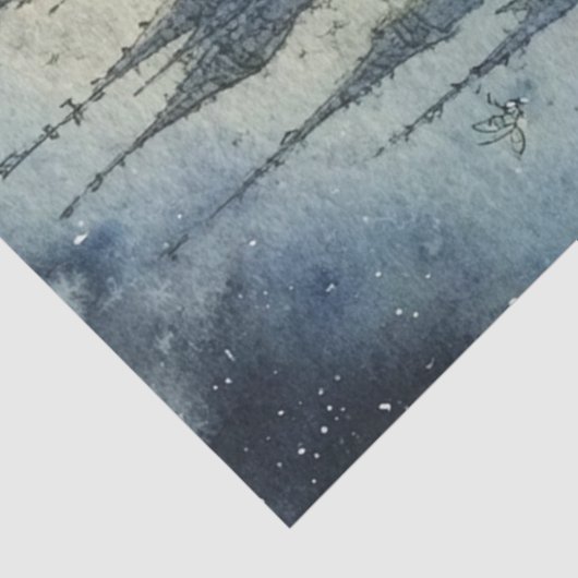 Een Fairy Moon Serie Ontwerp #10 Tissuepapier (Detail)