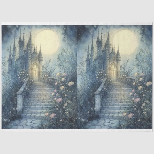 Een Fairy Moon-serie ontwerp #14 Tissuepapier (Voorkant)