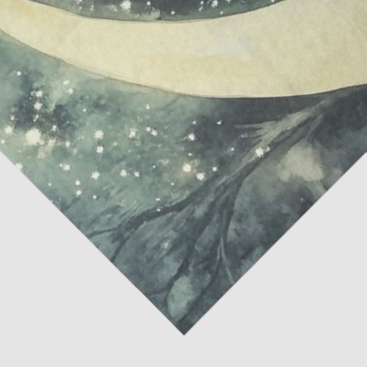 Een Fairy Moon Serie Ontwerp #4 Tissuepapier (Detail)