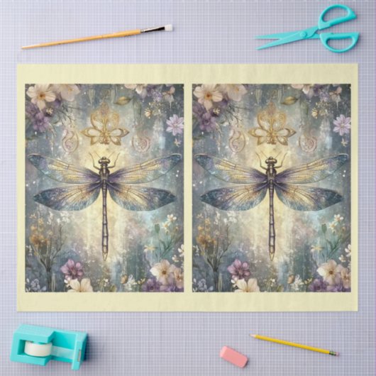 Een Fairy Moon Serie Ontwerp #8 Tissuepapier (Craft)