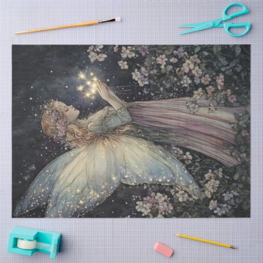 Een Fairy Moon Series Design #12 Tissuepapier (Craft)