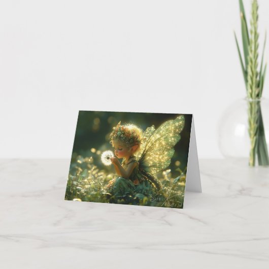 Een Fairy's Wish Kaart (Voorkant)